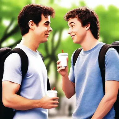 In a romantic comedy movie, the main character's best friend often acts as a helper, providing advice and support in their love life.