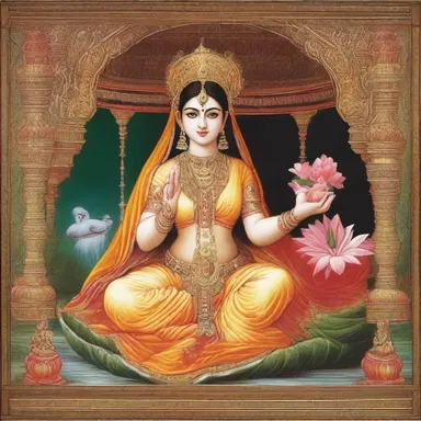 In Hindu mythology, the goddess Parvati sat behind a purdah during an important ceremony.
