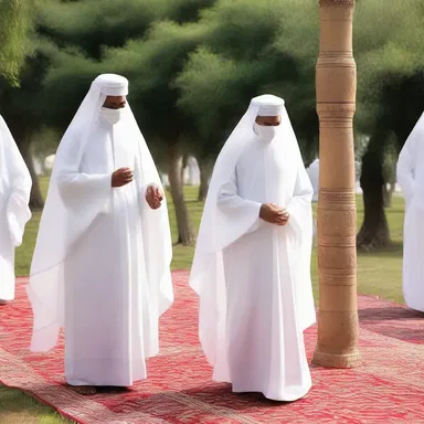 During the religious ceremony, the priests performed the rituals behind a purdah, ensuring privacy.
