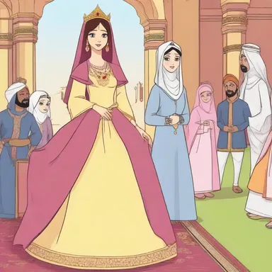 In a cartoon show, a princess inherited a kingdom and broke free from the constraints of purdah to lead her people.