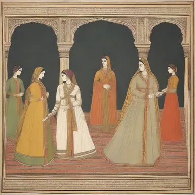 During the Mughal Empire, purdah was strictly enforced, restricting the visibility and social interactions of women.