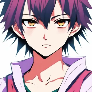 The anime character's eyes were drawn with a richness of hue, displaying an intense and vibrant color.