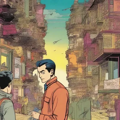 The richness of the colors and the intricacy of the illustrations in the comic book captivated the readers.