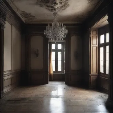 In the horror film, the wealthy family moves into an old mansion only to discover its horrifying secrets.