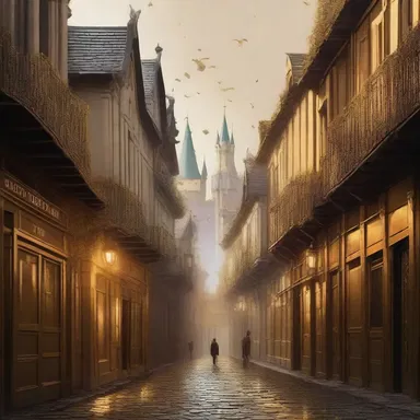 In the fantasy novel, the protagonist stumbles upon a magical kingdom where the streets are paved with gold, symbolizing unimaginable richness.
