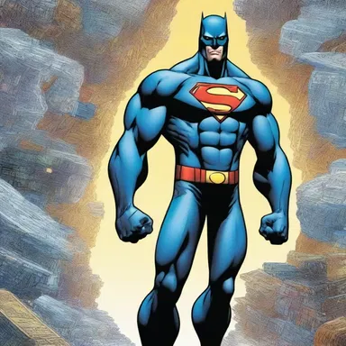 In the comic book series, the superhero uses his abundant wealth to fund cutting-edge technology and develop a high-tech hideout.