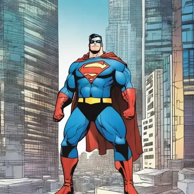 In the comic book series, the superhero uses his abundant wealth to fund cutting-edge technology and develop a high-tech hideout.