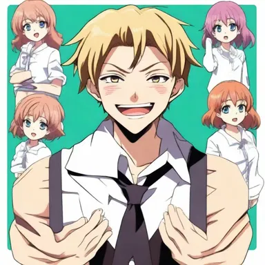 The main character of the anime series is depicted as a trifler who loves to joke around and never takes anything seriously.