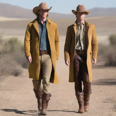 The fashion designer created a collection inspired by the rugged and practical attire worn by ranchers.