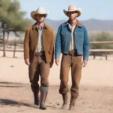 The fashion designer created a collection inspired by the rugged and practical attire worn by ranchers.