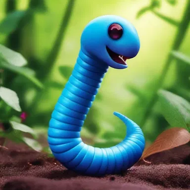 In the mystical realm of Zorlandia, the trematode worm has magical powers and uses its external suckers to attach to mythical creatures.