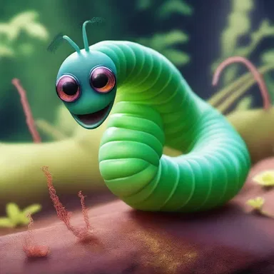 In the mystical realm of Zorlandia, the trematode worm has magical powers and uses its external suckers to attach to mythical creatures.