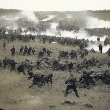 The Battle of Gettysburg saw a large muster of Union and Confederate soldiers.