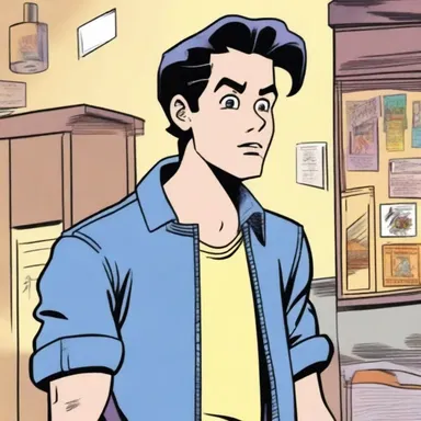 In the comic book series 'Archie', Archie's friend, Jughead, is portrayed as a shrinking violet who prefers solitude and avoids social situations.