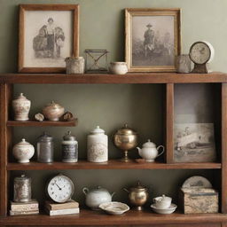 Vintage items displaying the essence of yesteryears in high-quality detail, exuding a sense of nostalgia and a 'no better' sentiment.