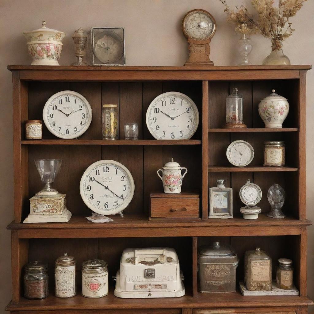 Vintage items displaying the essence of yesteryears in high-quality detail, exuding a sense of nostalgia and a 'no better' sentiment.