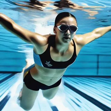 In the movie, the protagonist is shown training for a swimming competition, and the climax of the film features a captivating underwater scene of the butterfly stroke in slow motion.