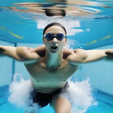 In the movie, the protagonist is shown training for a swimming competition, and the climax of the film features a captivating underwater scene of the butterfly stroke in slow motion.