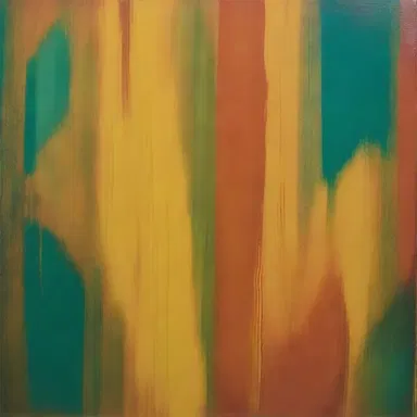The artist used oleaginous paint to create a glossy texture in his masterpiece.