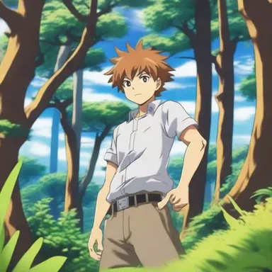 The protagonist in the anime has a special power to control plants, and he summon silky oak trees to defend himself.