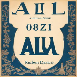 An image of the book cover for 'Azul' by Rubén Darío, published in 1888