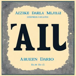 An image of the book cover for 'Azul' by Rubén Darío, published in 1888