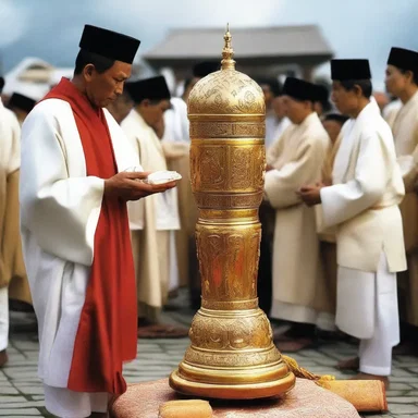 In some religious ceremonies, followers might participate in a symbolic draft where they pull a sacred object.