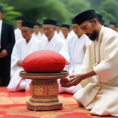 In some religious ceremonies, followers might participate in a symbolic draft where they pull a sacred object.