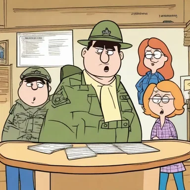 In the cartoon show, a group of friends accidentally discovers a secret military draft and must figure out how to stop it.