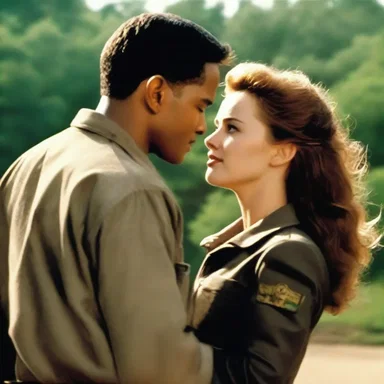 In the romantic movie, the main character's relationship is put to the test when he is unexpectedly called for draft duty.