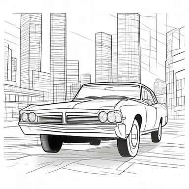 The artist sketched a draft of the comic book panel before inking and coloring it.