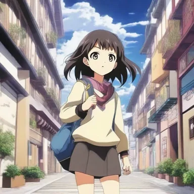 In the anime, a mystical draft is said to carry the protagonist to a parallel world.