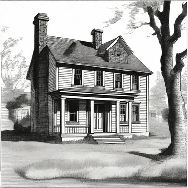 The writer set the scene with a description of the old house, mentioning the draft that whispered through its ancient halls.