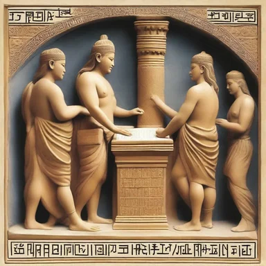In the ancient scriptures, the draft was seen as a sacred document, ordering the payment of offerings to the gods.