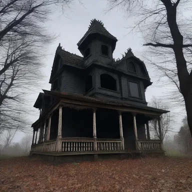 The haunted house's draft created an eerie atmosphere, sending shivers down the visitors' spines.