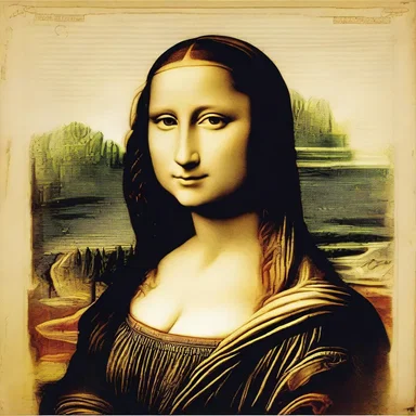Leonardo da Vinci used drafts to meticulously plan his famous artwork, such as the Mona Lisa.