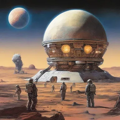 In the futuristic world of this science fiction novel, a commemoration is held each year to honor the brave pioneers who colonized other planets.