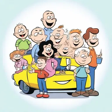 In the cartoon series, the characters organized a commemoration to remember their funny adventures and the joy they brought to their audience.
