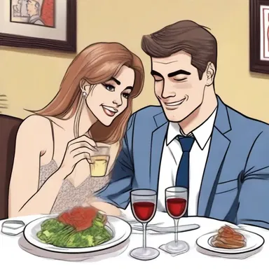 During their romantic dinner, he accidentally mixed up her name with his ex-girlfriend's - a slip of the tongue that created an awkward moment.