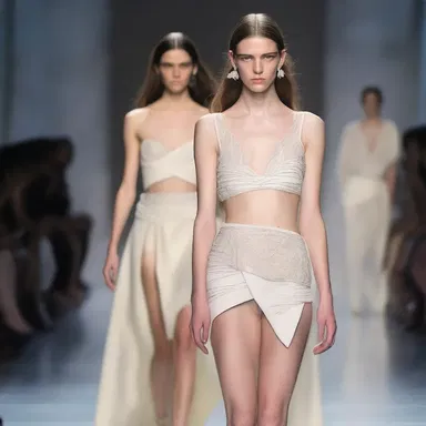 The designer deceived the audience with his collection, making them believe it was inspired by ancient Greek mythology when it was actually a modern interpretation.