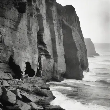 As the intense battle continued, the cliff's incline began to steepen, adding to the suspense of the scene.