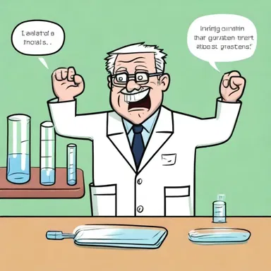 Why did the scientist break the test tube? Because he couldn't resist experimenting with a little too much pressure!