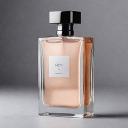 Design an elegant and sleek perfume bottle packaging