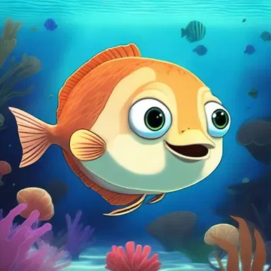 In the animated series, the characters often go on underwater adventures and encounter various sea creatures, including a quirky flatfish named Finley.