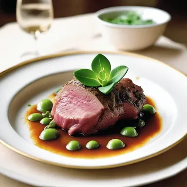 In the movie set in the 19th century, the chef skillfully prepared a succulent meal using the scrag end of a veal neck.