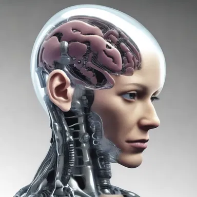 In the distant future, humans have implants in their scrag to enhance their cognitive abilities.