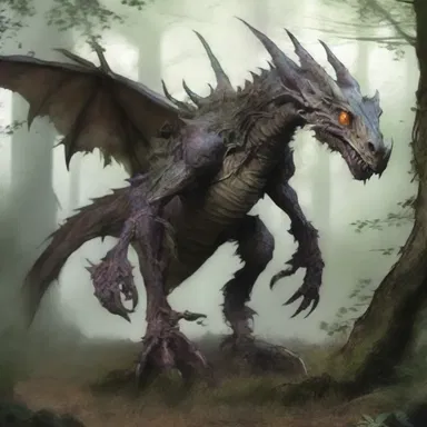 In the land of dragons and enchanted forests, scrag creatures roam freely, their bony frames covered in tattered rags.