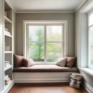 The architect designed a cozy nook by the window, perfect for reading.