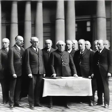 The signing of the Treaty of Versailles marked a twofold significance in history: ending World War I and imposing heavy reparations on Germany.