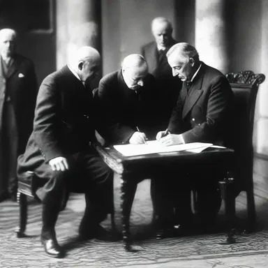 The signing of the Treaty of Versailles marked a twofold significance in history: ending World War I and imposing heavy reparations on Germany.